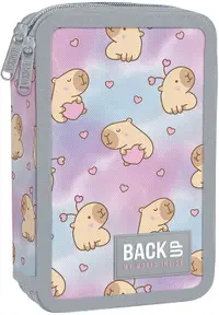 Penar cu rechizite BackUp 8 DW - Capybara Dream, 2 fermoare