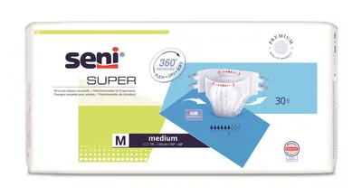 Scutece Super pentru adulti M, 30 bucati, Seni