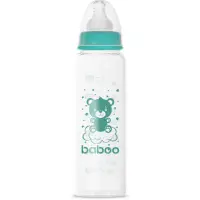 Baboo Anti-colic Glass Feeding Bottle Narrow Neck biberon de sticlă 3m+ 1 buc