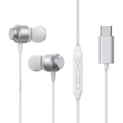 Handsfree USB-C Joyroom JR-EC06, Argintiu