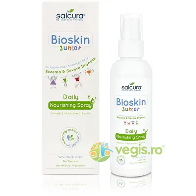 Spray Nutritiv pentru Bebelusi si Copii pentru Piele foarte Uscata cu Eczeme Bioskin Junior 100ml