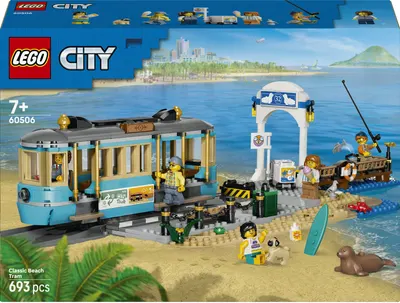 Constructor LEGO City - Tramvai de plajă clasic (60506)