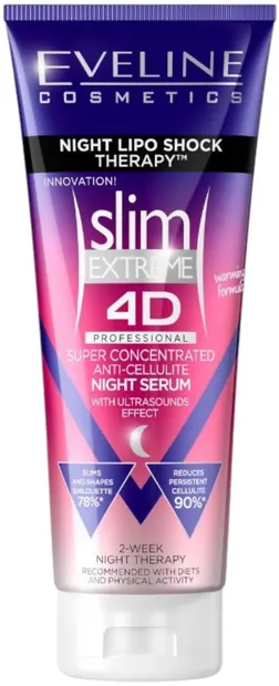 Eveline Slim Extreme 4D Ser de noapte anticelulitic, 250 ml