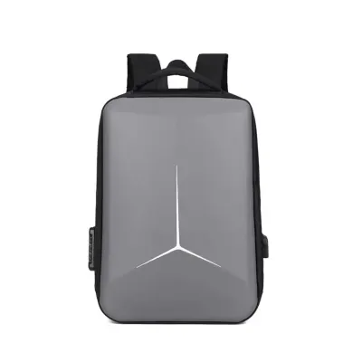 Rucsac unisex, Lorcan GT3751, port USB, Gri