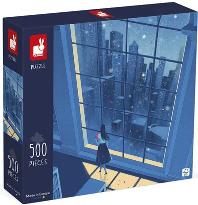 Puzzle Janod din 500 de piese - Noapte albastră