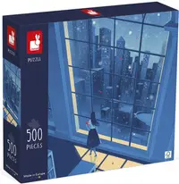 Puzzle Janod din 500 de piese - Noapte albastră