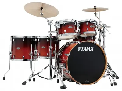 Set de tobe Tama - Starclassic Performer MBS52RZS, Dark Cherry Fade