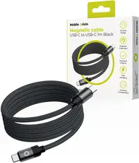 Cablu Mobile Origin - Magnetic Original Cable, USB-C/USB-C, 1 m, negru