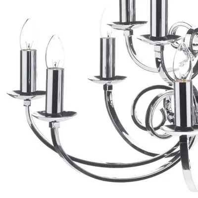 Lampa suspendata Murray 12 Light Dual Mount Pendant Polished Chrome