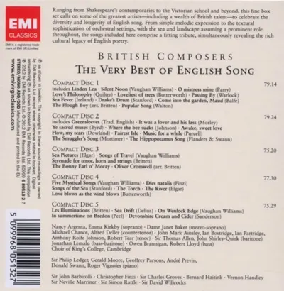 The Very Best of English Song (Box Set)