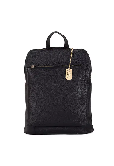 Rucsac de piele cu model convertibil Nora - Negru