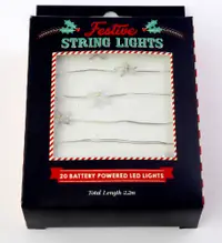 Luminite Craciun - Festive String Lights Stars, 2.2m