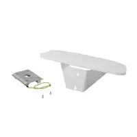 Raft suport Corian alb pentru coloane CV80 - uniVersal