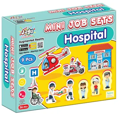 Jagu Talking Toy Set - Spital, 9 piese