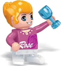 Jucărie BanBao - Mini figurină Fata cu ceașcă, 10 cm