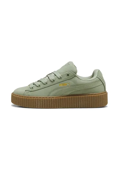 Pantofi sport unisex de piele Fenty Creeper Phatty - Verde deschis