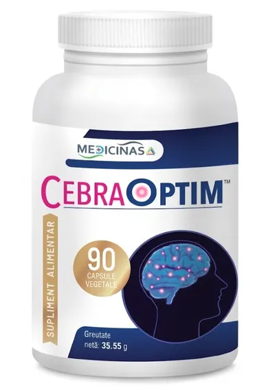 CebraOptim - supliment alimentar sub forma de capsule pentru sanatatea creierului - 90 cps
