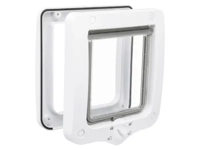 Usa batanta pentru pisici Trixie 4-Way Alba 20 x 22 cm