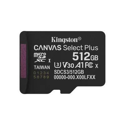Card de Memorie Micro SD cu Adaptor Kingston SDCS3/512GBSP 512 GB