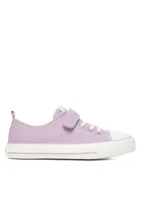 Tenisi copii - pentru fete - violet - tesatura textila