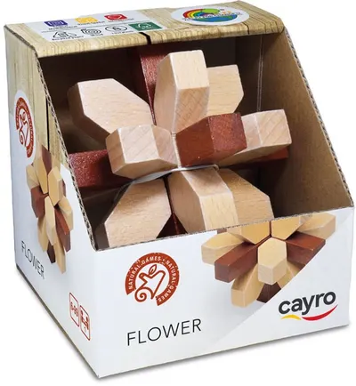 Cayro Puzzle din lemn - Floare