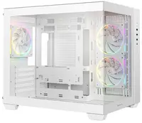 Cutie DeepCool - CG330 3F WH, mini tower, alb