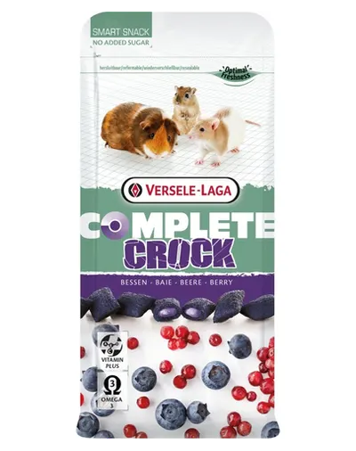 VERSELE-LAGA Crock Complete Berry 50 g gustare cu fructe de pădure pentru iepuri și rozătoare