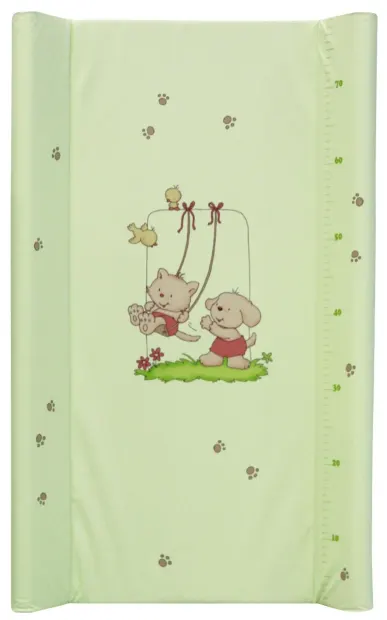 Saltea de infasat cu intaritura, Lorelli, 50 x 71 cm, Green