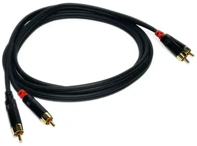 Cablu Master Audio - RCA620/2, 2x RCA/2x RCA, 2m, negru