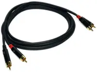 Cablu Master Audio - RCA620/2, 2x RCA/2x RCA, 2m, negru