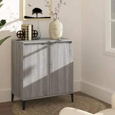 vidaXL Servantă, sonoma gri, 60x35x70 cm, lemn prelucrat