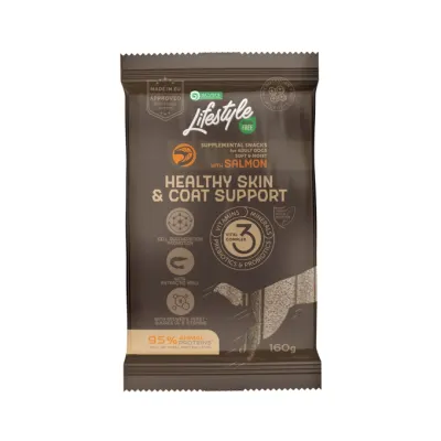 Natures Protection Lifestyle Snack GF SkinCoat pentru Caini Adulti cu Somon