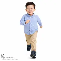 Ghete copii Chicco Cadiz din piele, Albastru, 70117-65P