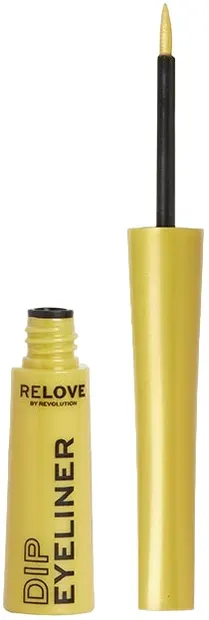 Relove by Revolution Eyeliner Dancing Queen Metallic Dip, Gold, 5 ml