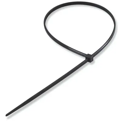 Set 100 bucati colier autoblocant ( fasete ) 7.5x365mm negru Scame 839.57370