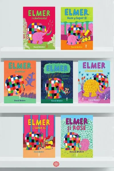 Pachet Seria Elmer și prietenii - David McKee