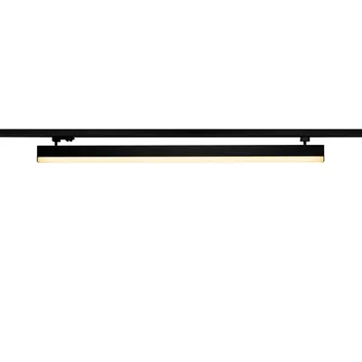 Iluminat decorativ pe sina, Melodii SIGHT TRACK, negru pentru SLV SIGHT 240V piste 3 circuite, LED-uri, 3000K, negru, L / W / H 114 / 4,5 / 12 cm, incl. adaptor 3 circuite