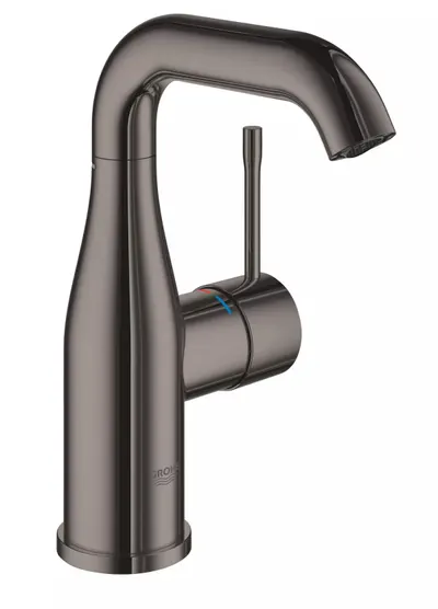 Baterie lavoar Grohe Essence 23488A01, marime M, 193 mm, pivotanta, Grafit lucios