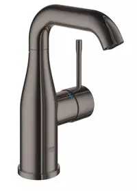 Baterie lavoar Grohe Essence 23488A01, marime M, 193 mm, pivotanta, Grafit lucios