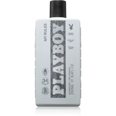 Playboy My Rules gel de duș 3 in 1 pentru bărbați 250 ml
