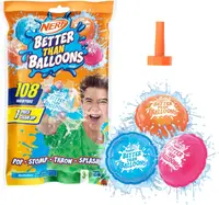 Set de capsule de apă Nerf - Better Than Balloons, 108 buc