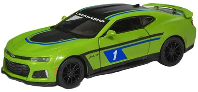 Mașinuță metalică Kinsmart - 2017 Chevrolet Camaro ZL1, #1,1:38, verde