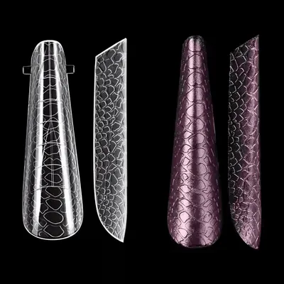 Tipsuri Full 3D Snake Skin Migdala Ruseasca 120 bucati - SNS-MR