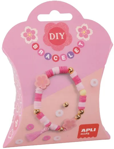 Kit creativ Apli - Brățară DIY, flori