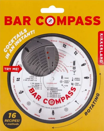 Busolă de bar pentru cocktailuri Kikkerland