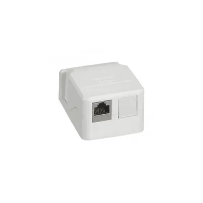 Surface-mounting 1 or 2 ports box - pentru keystone connectors