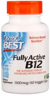 Fully Active B12, 1500 mcg, 60 capsule, Doctor's Best