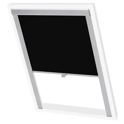 vidaXL Jaluzele opace tip rulou F06, negru, GGL și GGU