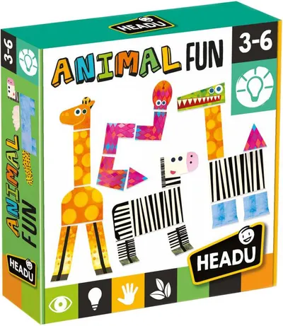 Set creativ Headu Montessori - Animale in savana
