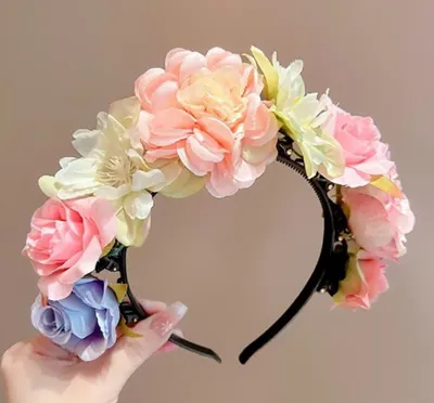 Cordeluta pentru Par Model Floral - M1